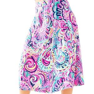Lilly Pulitzer Shia multicolor midi skirt size M